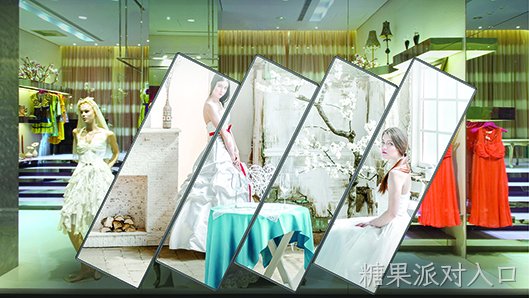 糖果派对入口智能LED广告机受关注