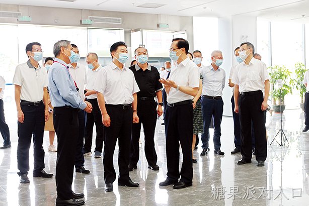 省政协主席王荣到糖果派对入口调研——坚定发展信心 推动企业做强做优做大